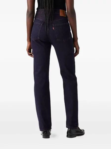 Blugi drepți Levi's® cu talie înaltă albastru
