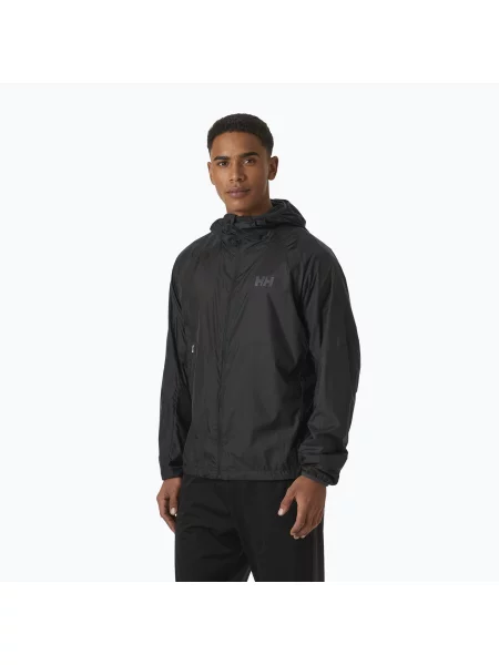 Kurtka przeciwwiatrowa Helly Hansen Rapide Insulator Wind black czarna