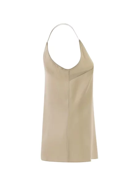 Top Brunello Cucinelli cu decolteu în V stretch