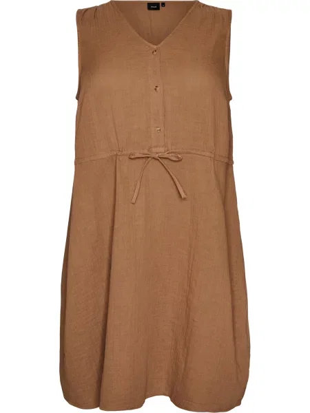 Zizzi Rochie de vară Vvivu mokka maro