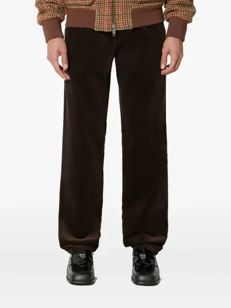 Pantaloni Norse Projects de catifea cord maro