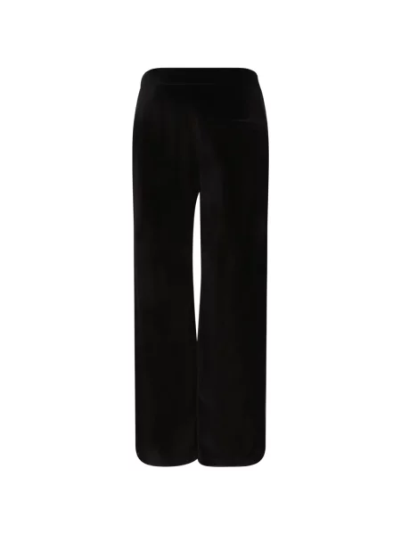 Pantaloni Genny de catifea negru