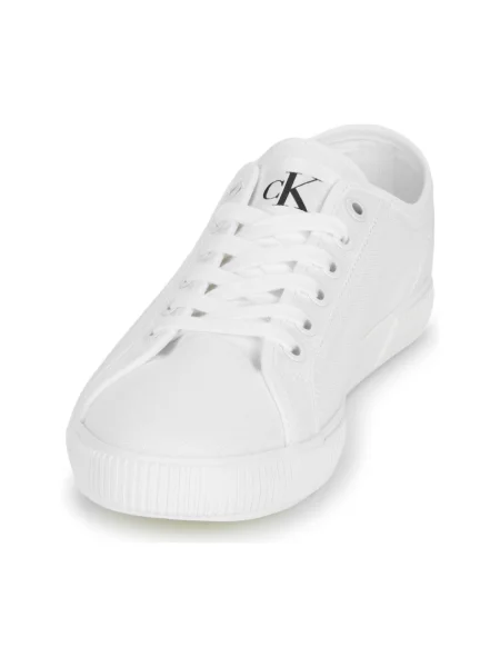 Calvin Klein Jeans Teniși Ess Vulc Low Cv Mg Wn alb