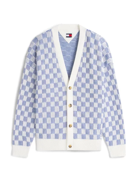 Tommy Jeans Pletena jopa encijan bela