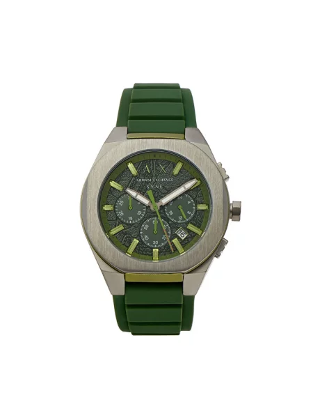 Armani Exchange zegarek sportowy Sync zielony