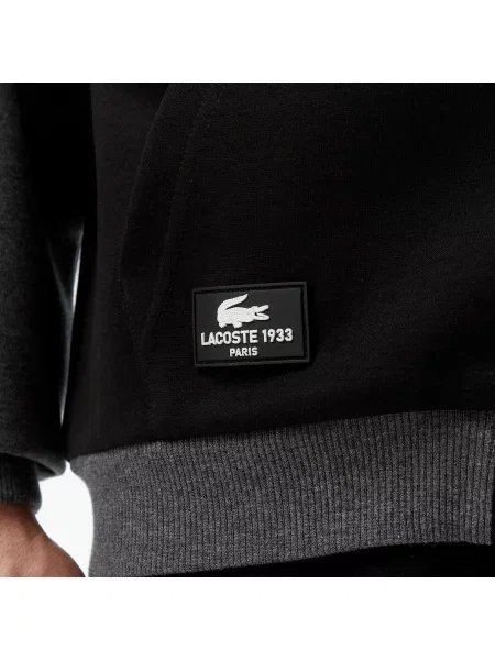 Lacoste Bluza Slim Fit czarna