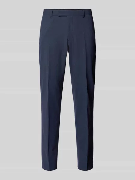 Spodnie do garnituru o kroju slim fit w kant model ‘Ryan’ Pierre Cardin
