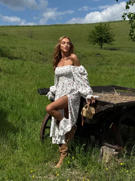 Макси платье Milirud софтшелл