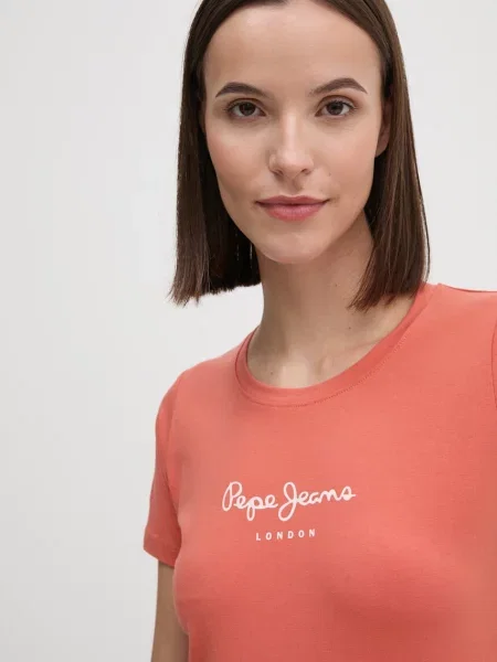 Футболка Pepe Jeans NEW VIRGINIA SS N помаранчевий