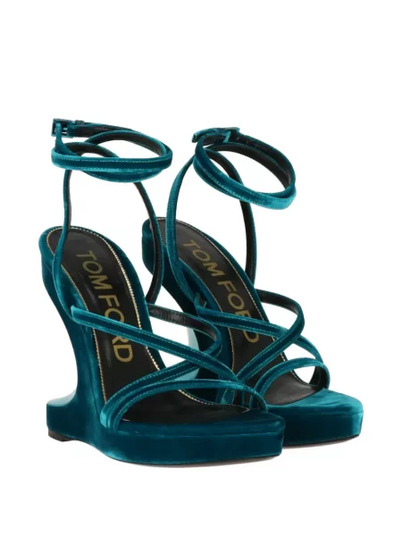 Sandale Tom Ford cu bretele albastru