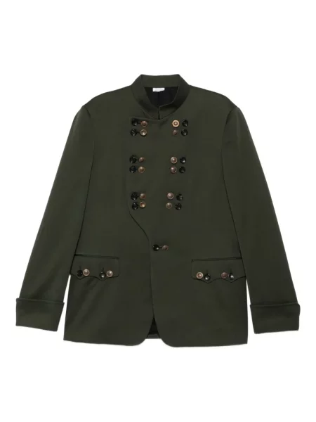 Dvouřadá bunda Comme Des Garçons Homme Plus zelená
