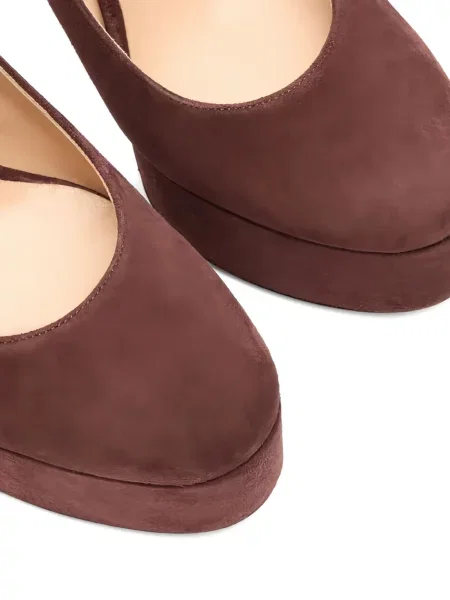 Pantofi cu toc Casadei cu platformă maro