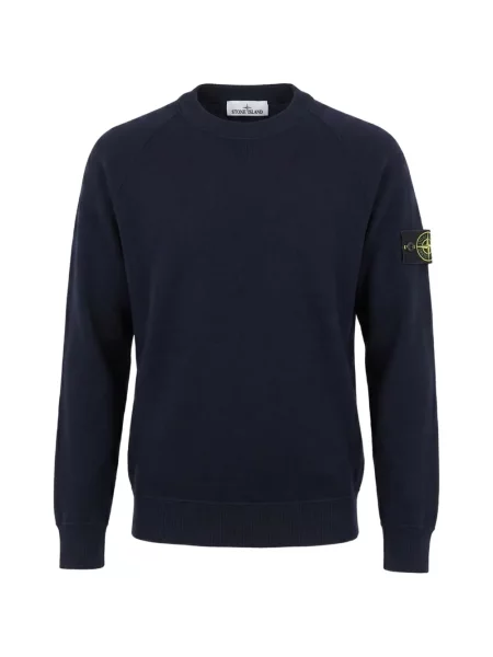 Pulover Stone Island cu strasuri albastru