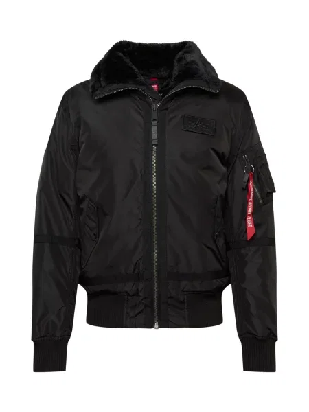 ALPHA INDUSTRIES Geacă de primăvară-toamnă roșu alb negru