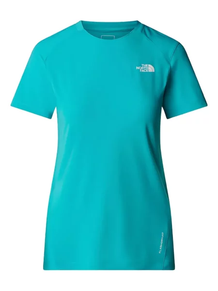 Tricou The North Face cu autograf albastru