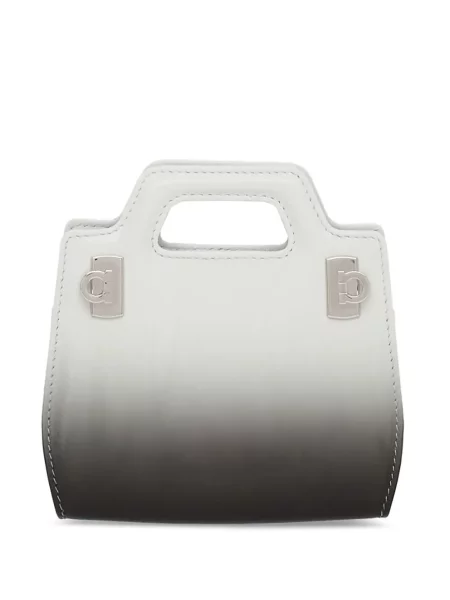 Geantă Ferragamo cu gradient alb