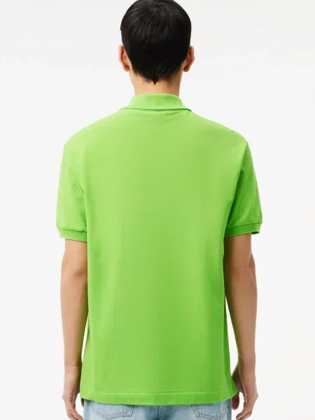 Поло Lacoste зеленое
