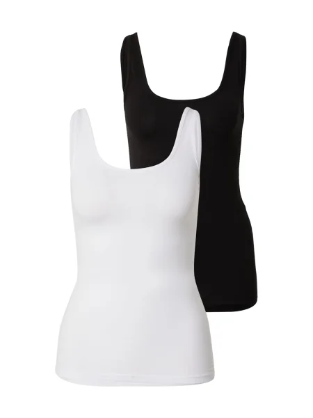 Ujjatlan felső Mavi fehér