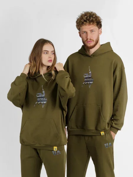 Жіноче Худі Arber хакі