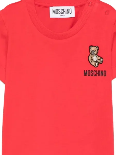 Koszulka dziecięca Moschino czerwona