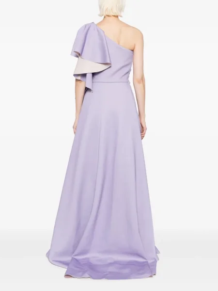 Rochie Saiid Kobeisy drapată de costum violet