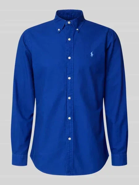 Koszula casualowa o kroju regular fit z czystej bawełny Polo Ralph Lauren granatowa