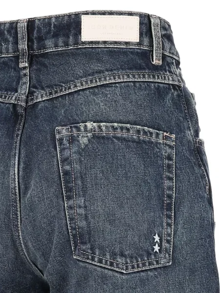 Blugi cu picior larg Icon Denim albastru