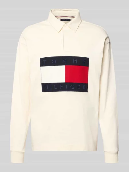 Bluza o kroju regular fit z czystej bawełny Tommy Hilfiger biała
