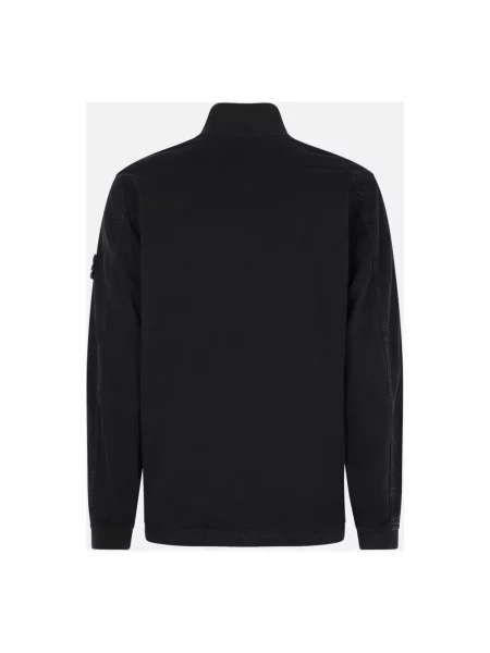 Kurtka Stone Island z kamieniami ze stretchu czarna
