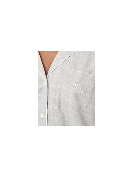 LAUREN RALPH LAUREN Pidžama Regular Fit siva
