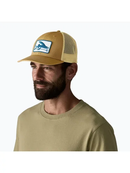 Kšiltovka Patagonia Flying Fish LoPro Trucker flying fish fork/bobcat brown hnědá