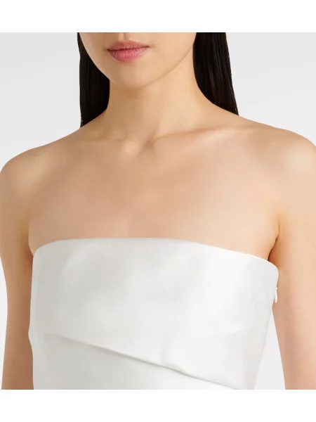 Satenska haljina Solace London bijela