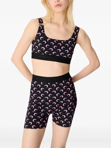 Pantaloni scurți Marine Serre negru