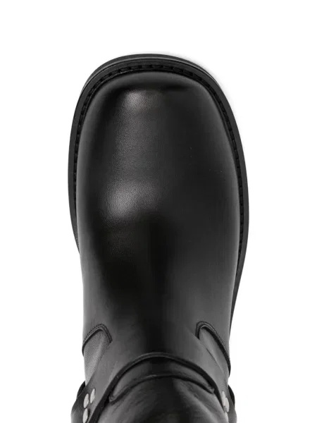 Botine P.a.r.o.s.h. din piele cu cataramă negru