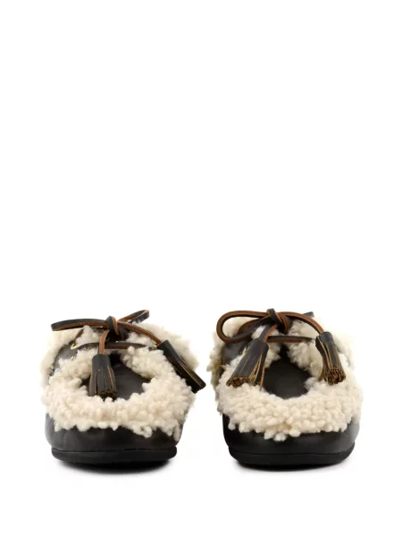 Mules Toral Shoes από δέρμα προβάτου καφέ