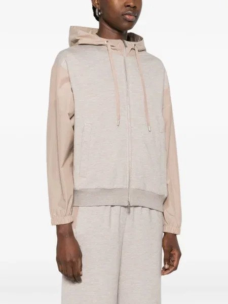 Hanorac cu glugă Peserico maro