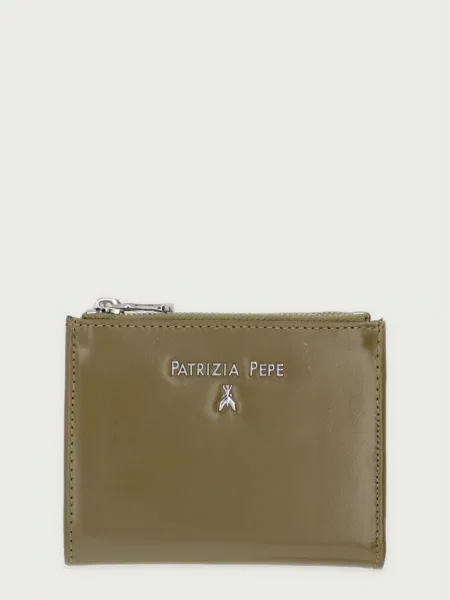 Patrizia Pepe portofel din piele verde