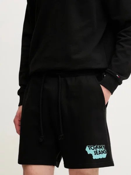 Šortky Tommy Jeans černá