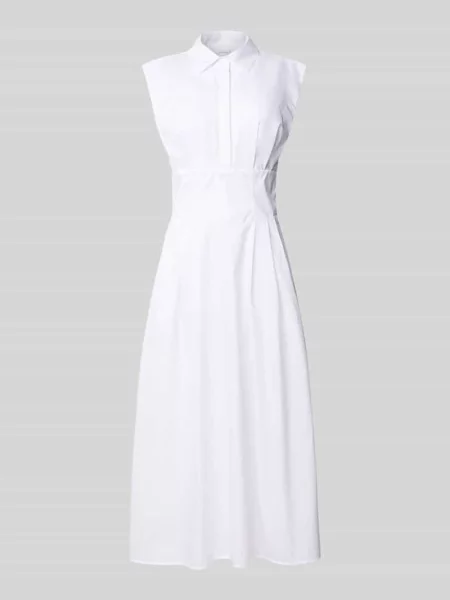 Guess Sukienki Kobieta M Cherry Longuette Dress biały