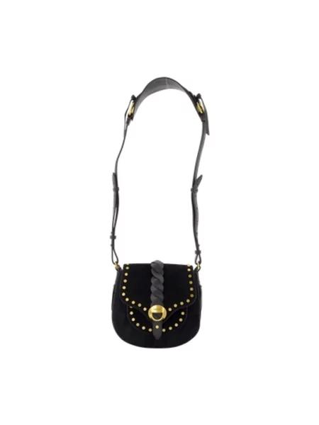 Torebka crossbody Isabel Marant skórzana czarna