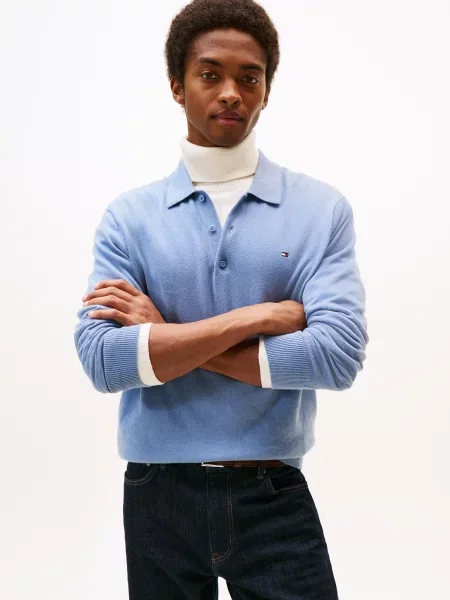 TOMMY HILFIGER Sveter svetlomodrá