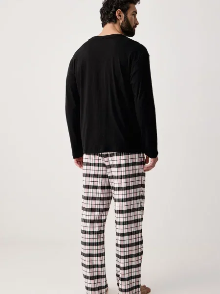 Tommy Hilfiger dvoudílné pyžamo černé