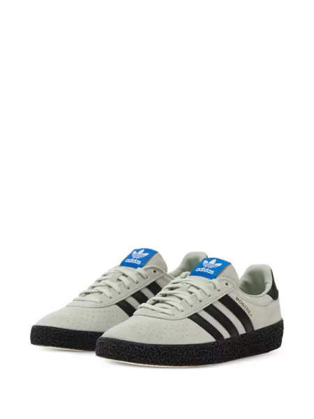 Sneakerși Adidas Gazelle din piele cu bretele albastru