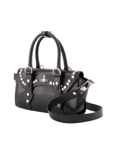 Torebka crossbody Vivienne Westwood skórzana czarna