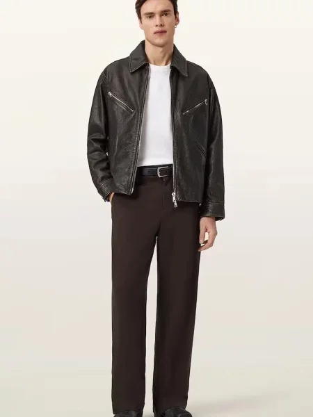 Кожаная куртка Allsaints