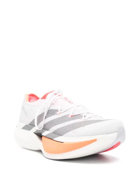 Běžecké šněrovací krajkové kalhoty Adidas šedé