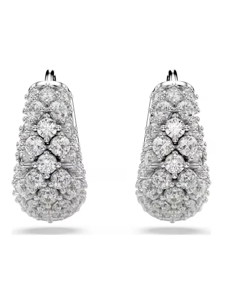Kolczyki Swarovski białe
