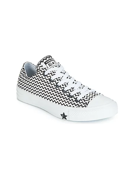 Usnjene superge Converse Chuck Taylor All Star bela