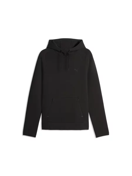 PUMA bluza z kapturem EVOSTRIPE Spacer Slim Odzież S czarny