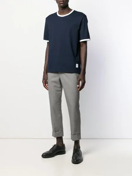 Marškinėliai Thom Browne mėlyna